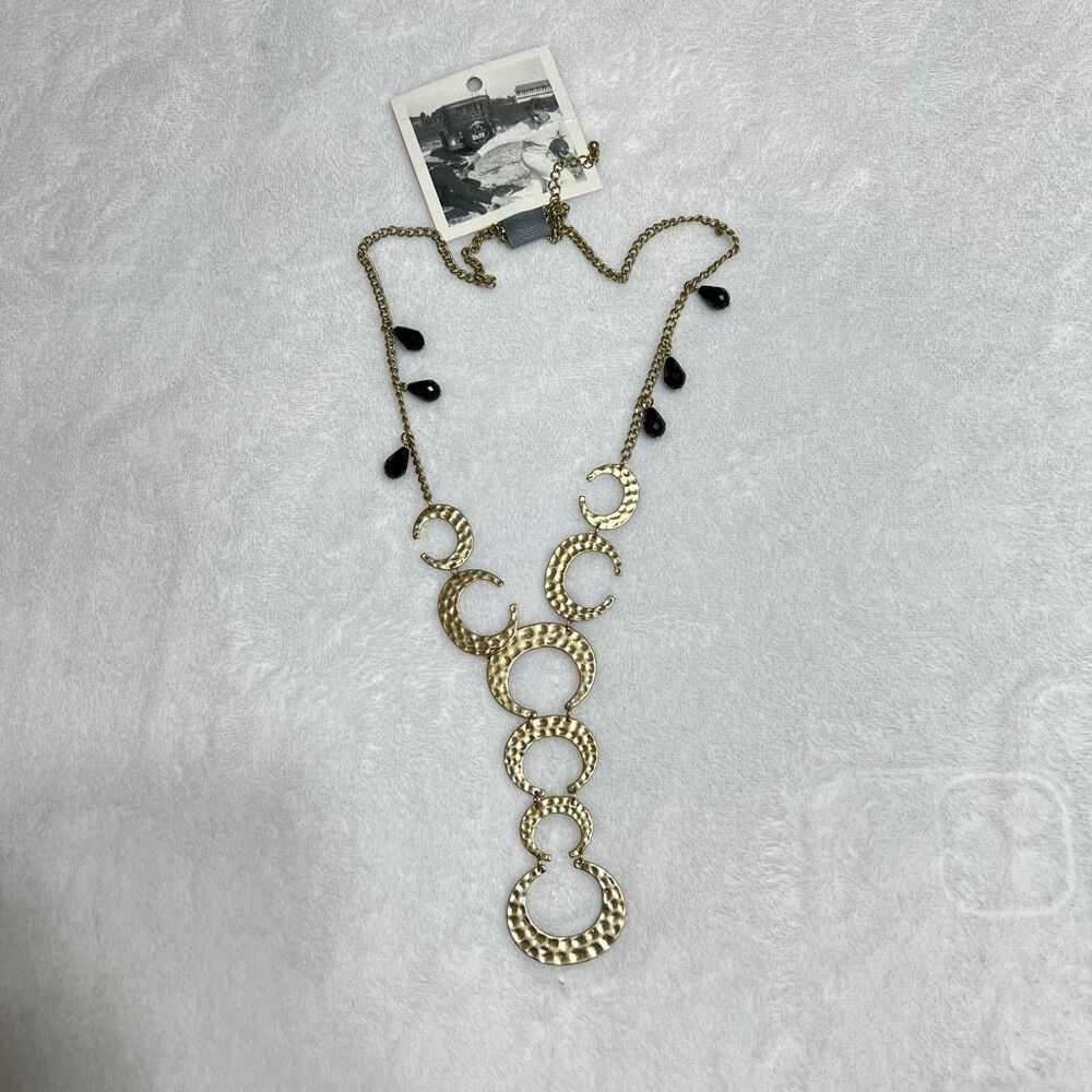 Anthropologie Long Tribal Statement Necklace NEW